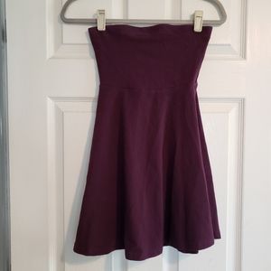 Express Strapless Fit and Flare Dress